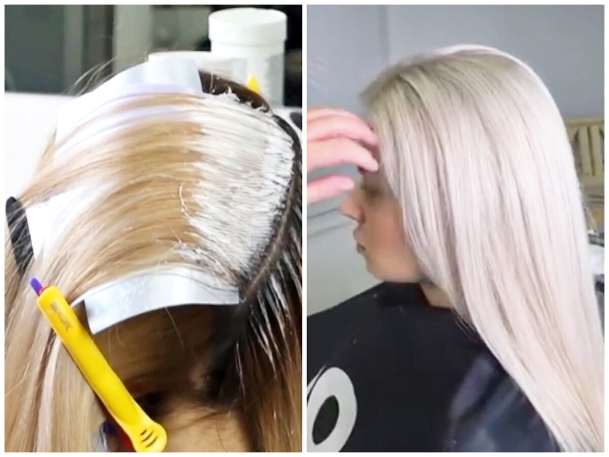 Как осветлить корни волос тониками