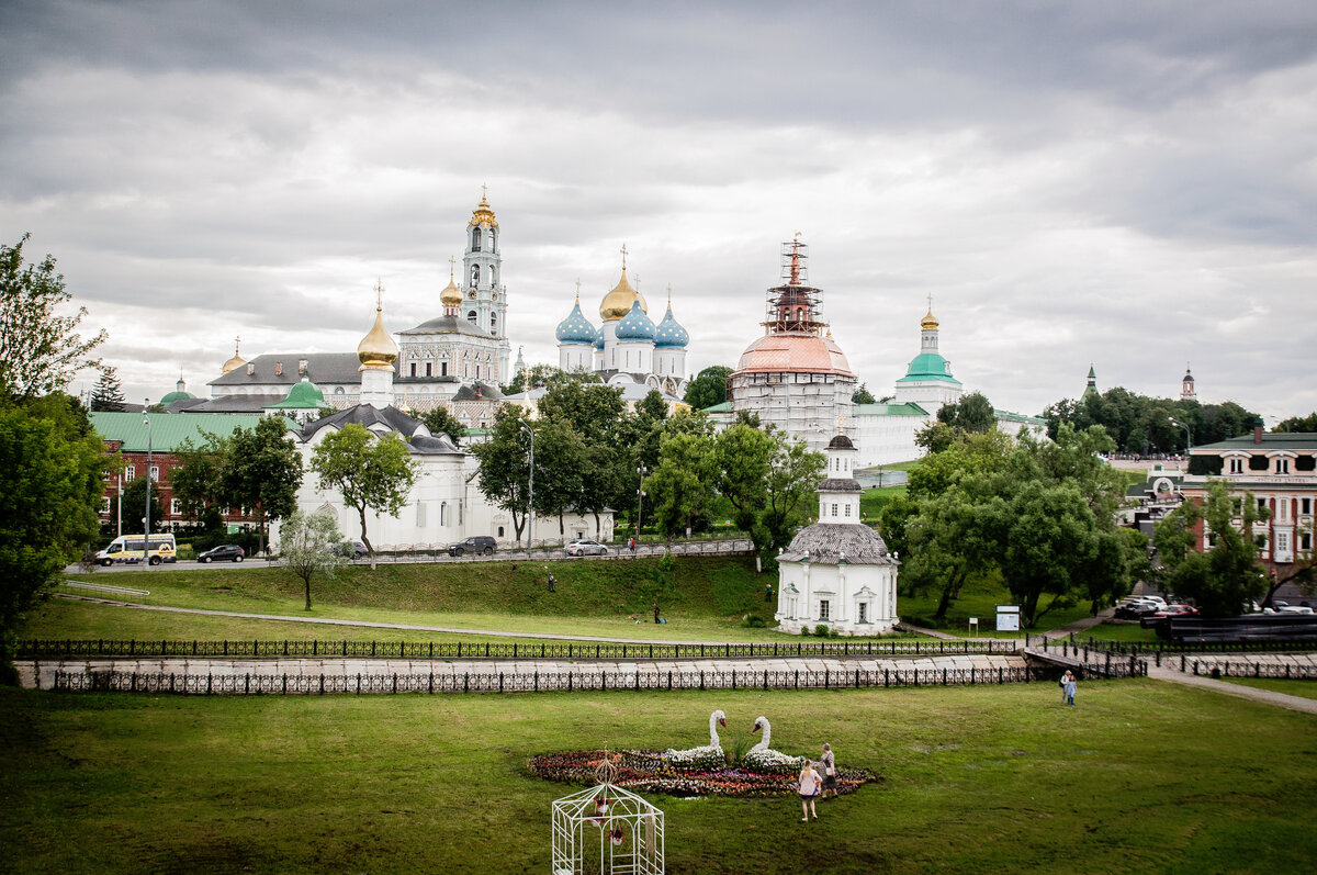 Троице-Сергиева Лавра в Сергиевом Посаде с высоты птичьего полета. Больше офто в инстаграм @juliaruspirit