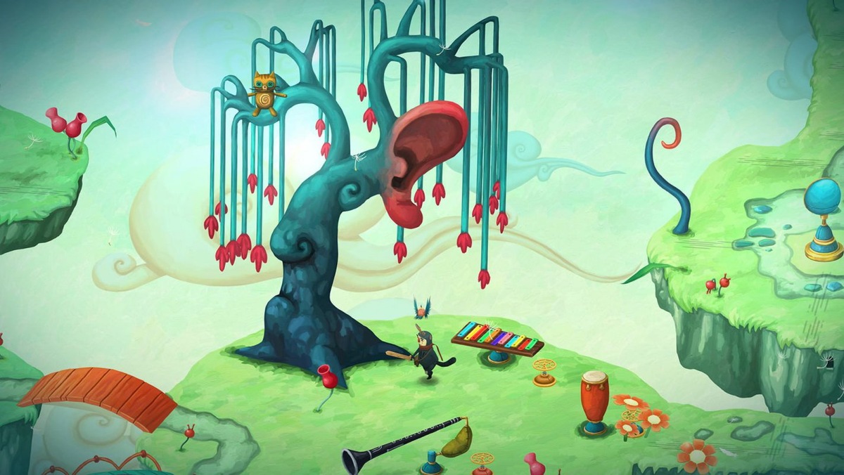 Головоломка с выстраиванием основной мелодии игры прямо в игре