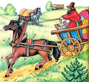 Иллюстрация к басне «Обоз»Ивана Андреевича Крылова.фото с сайта staroeradio.ru