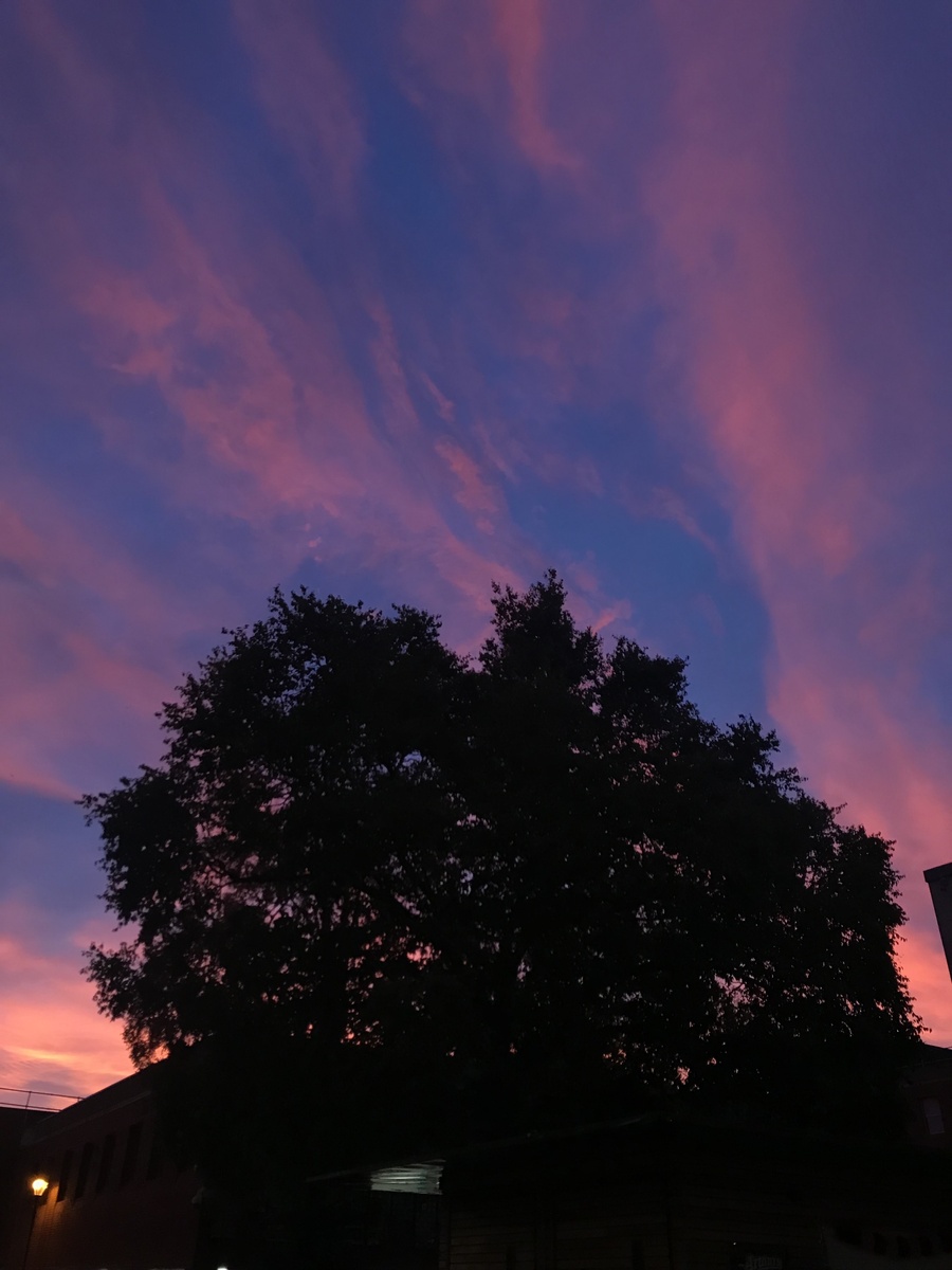 Закат в день переезда