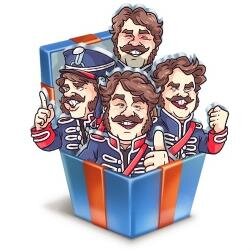 Стикеры "Гусар" от ТНТ для ВК