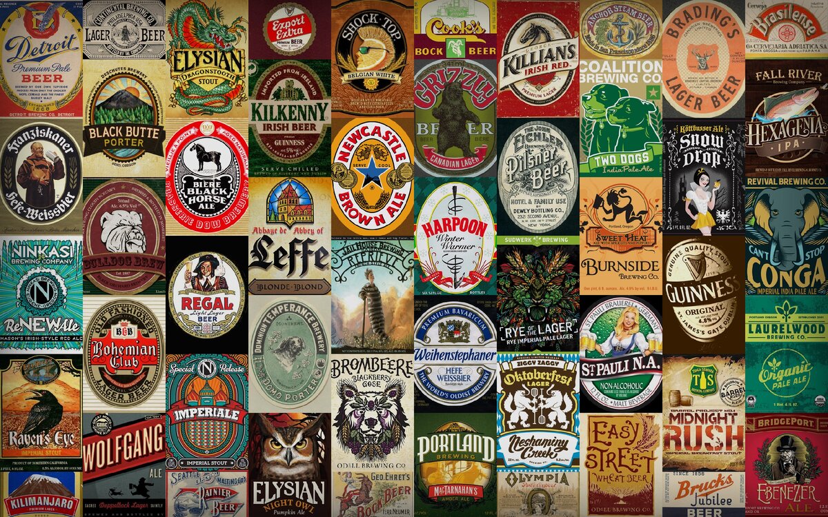 Капля в море европейских пивных брендов