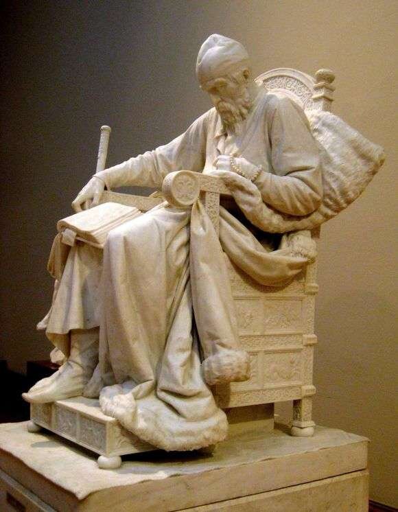 Мраморная статуя Марка Антокольского "Иван Грозный"
источник: сайт виртуального Русского музея (rusmuseumvrm.ru)