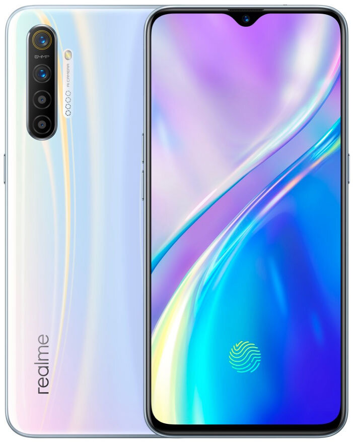 Realme XT в белом цвете