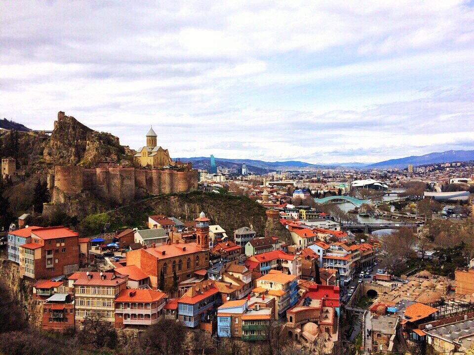 Панорама старого Тбилиси