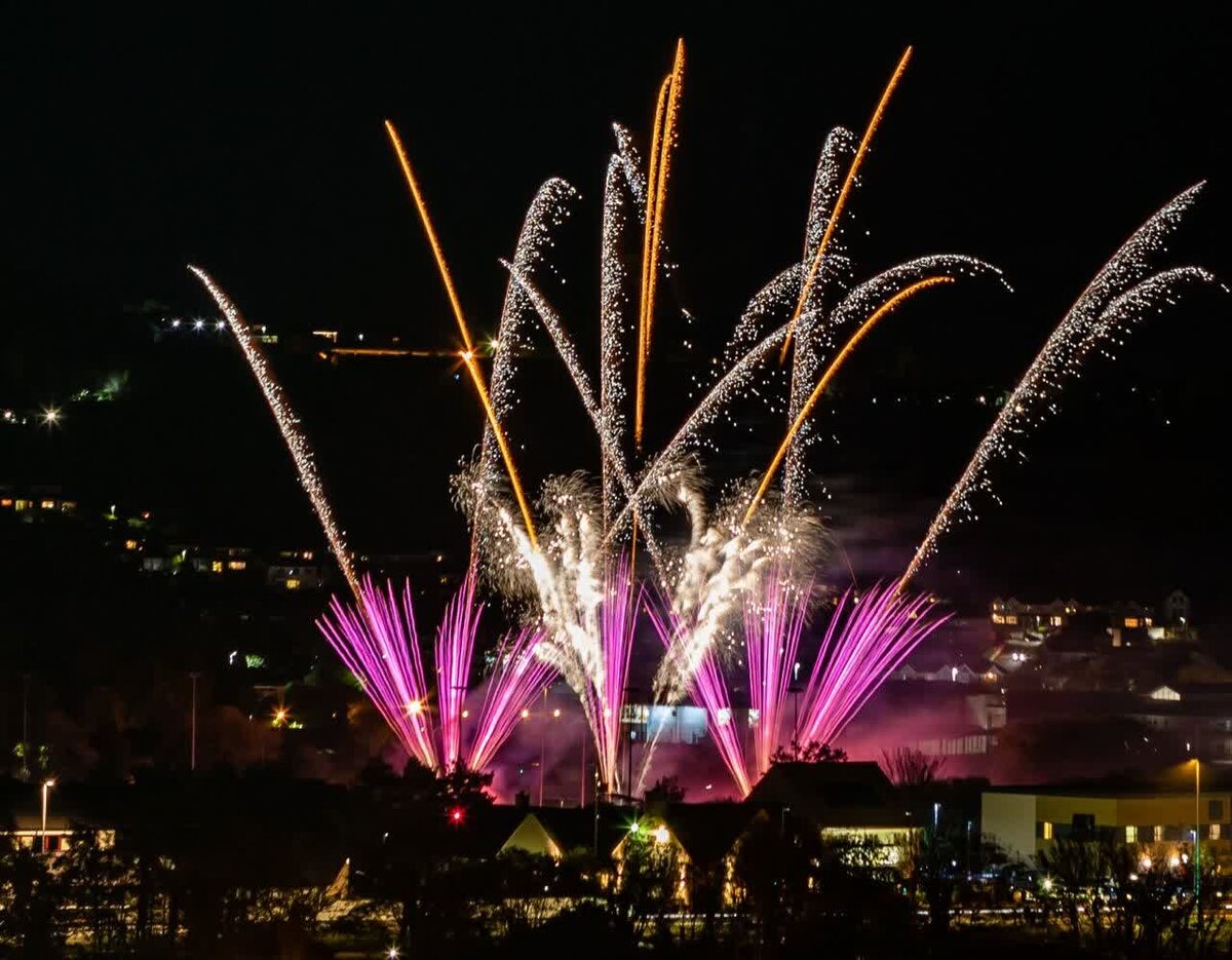 Гай Фокс фейерверки в Америке