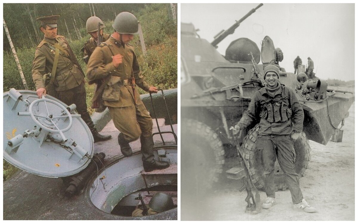 1) Советские солдаты со снаряжением на ремне (Подсумок для магазинов, штык-нож) 
2) Советский солдат в самодельной разгрузочной системе - Афганистан