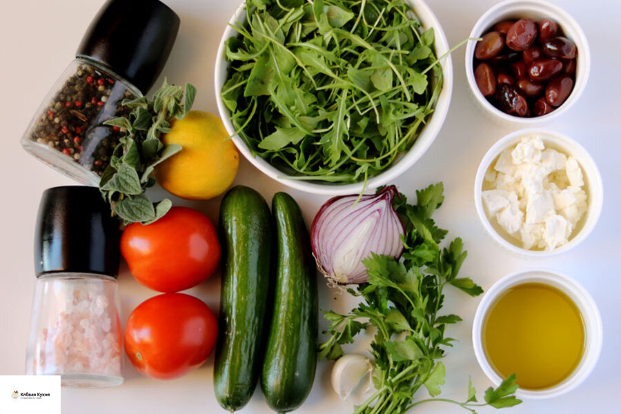 зеленые индигриенты для салата