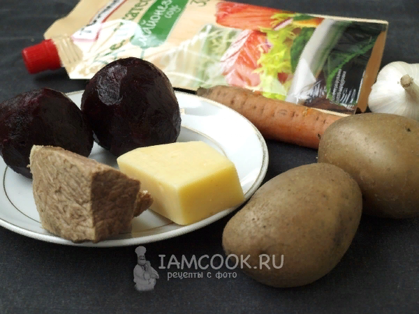 1. Продукты, всё отварить.