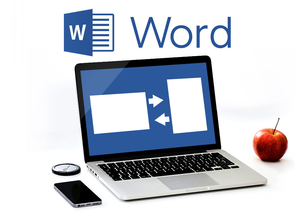 Как разделить страницу в документе Word на 4 части?