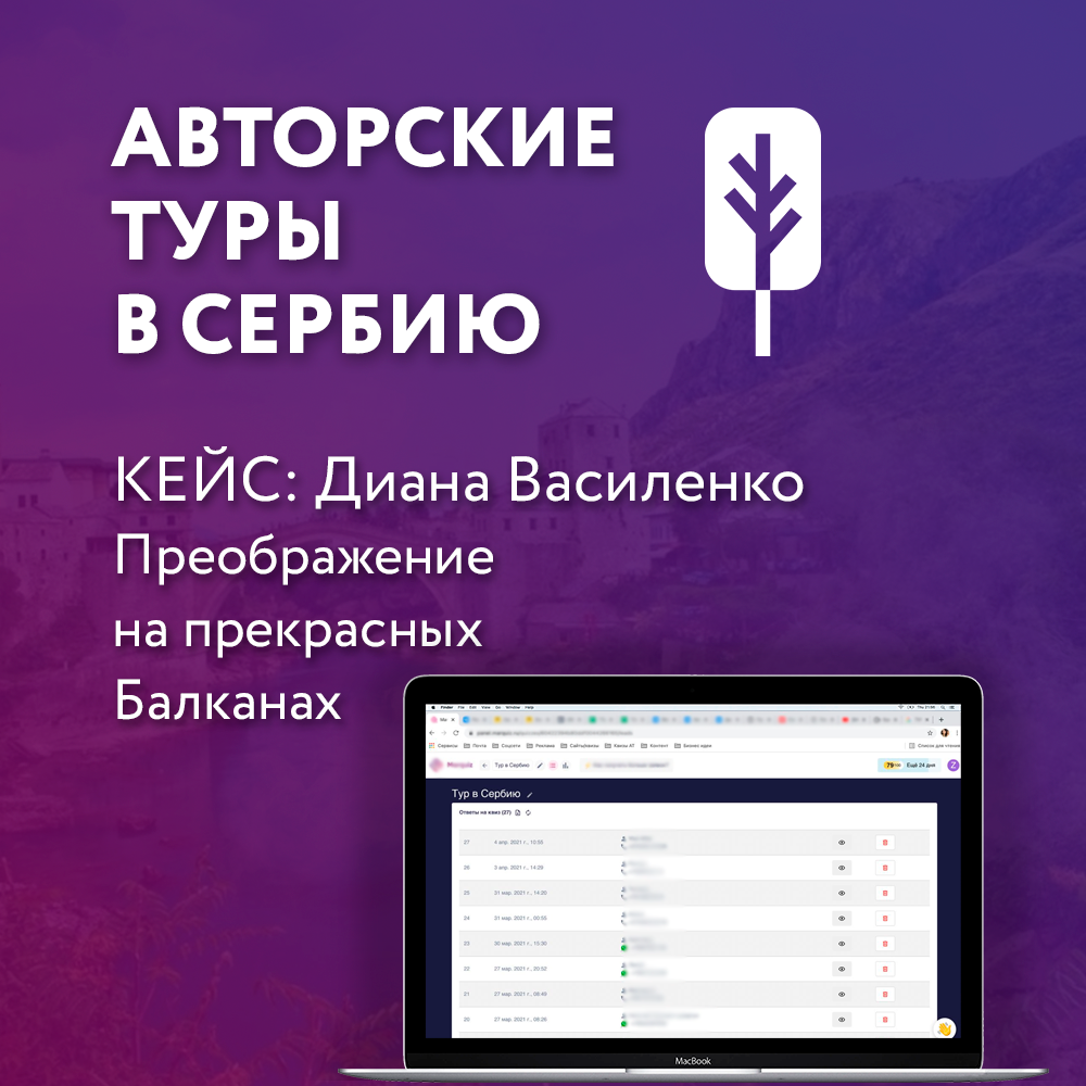 Авторский тур в Сербию кейс Диана Василенко 