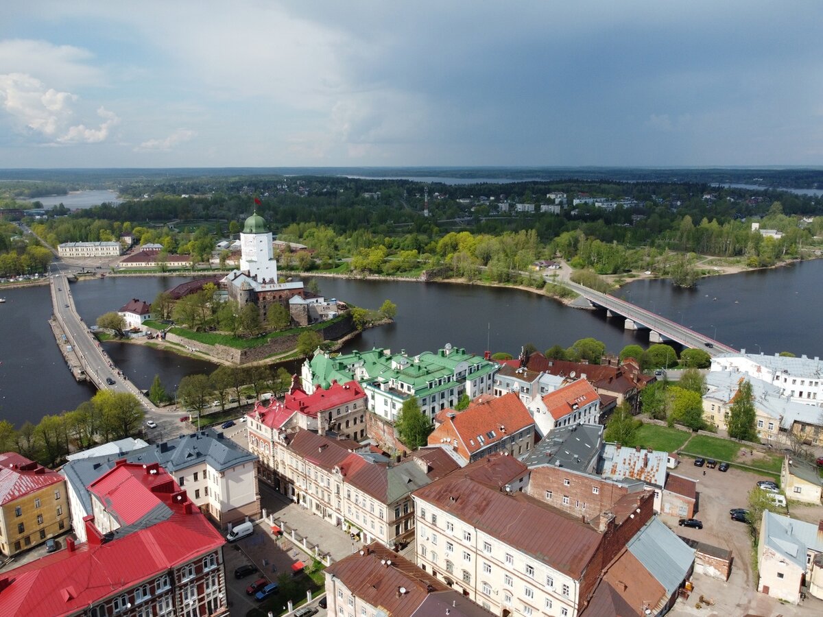 Выборг. Типичный русский городской пейзаж обычно выглядит иначе. Фото автора.