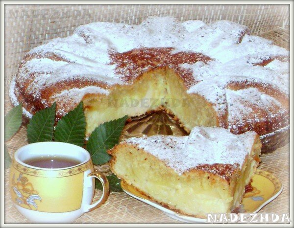 Яблочный пирог неженка