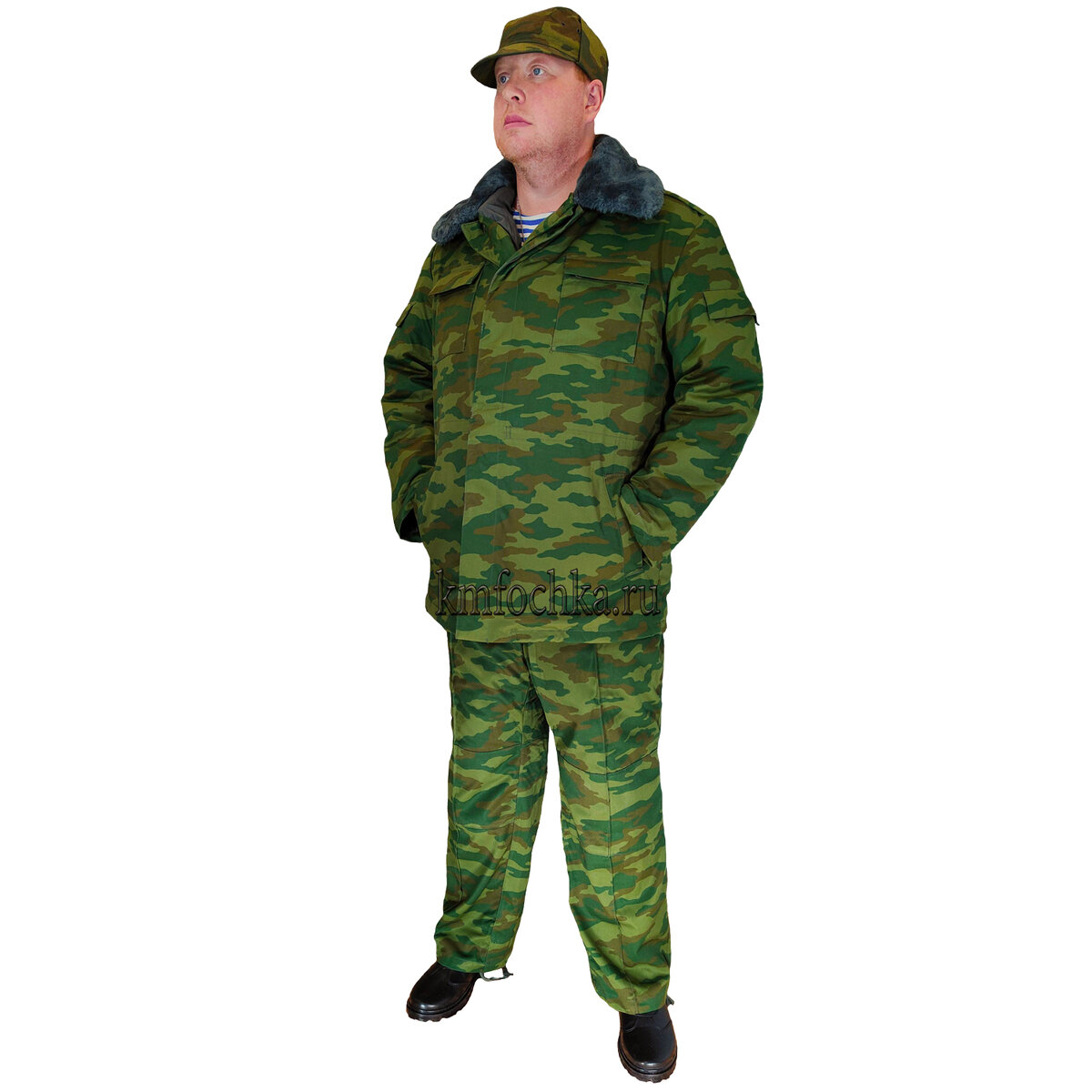 Взрослая военная форма Солдат люкс, 46-48 размер фото