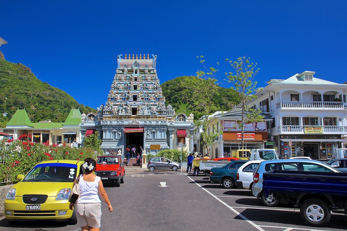 Индуистский храм, Виктория, Республика Сейшельские острова. 