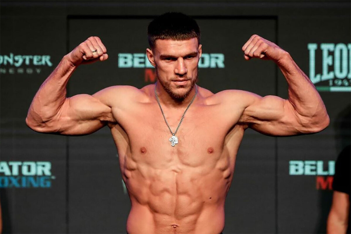 Вадим Немков на взвешивании перед боем против Райна Бейдера