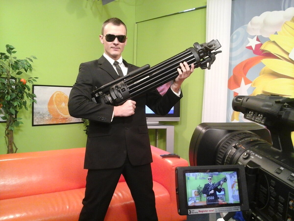 На съёмках рубрики для компании Ростелеком с игровыми моментами 😎