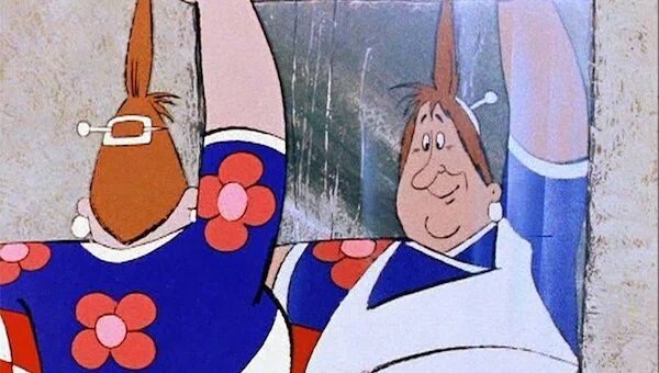 Фрекен Бок в мультфильме. Малыш и Карлсон.