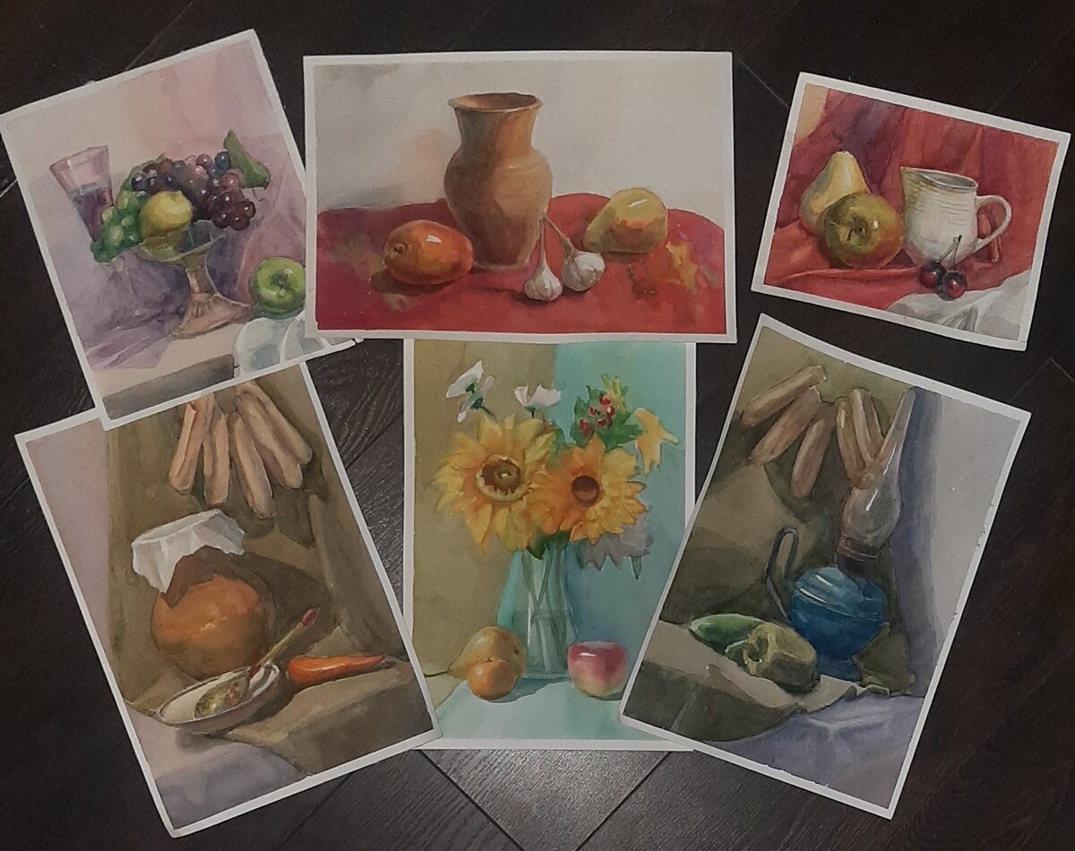 Эти шесть работ я написала за шесть дней