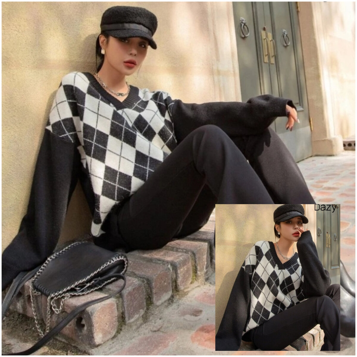 Контрастные цвета белый и чёрный — это огромный плюс для базовой вещи.