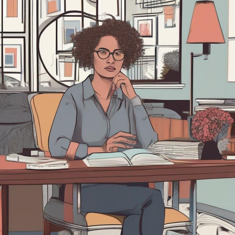 Вот такой меня увидела нейросеть. Угадала только очки!