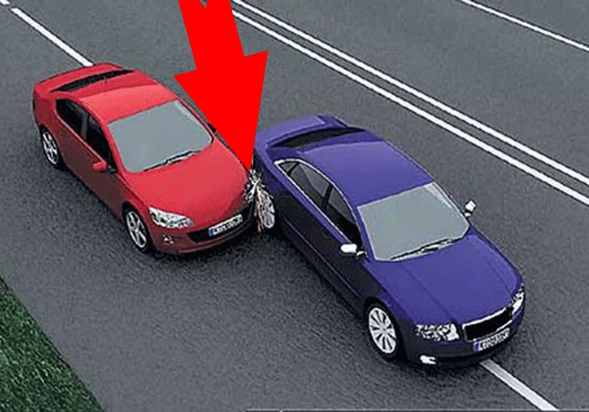 Автоподстава: обгон на трассе