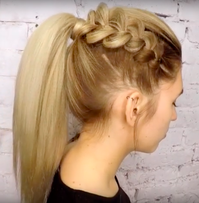 Коса Рыбий хвост просто быстро ★ Hair Braid 