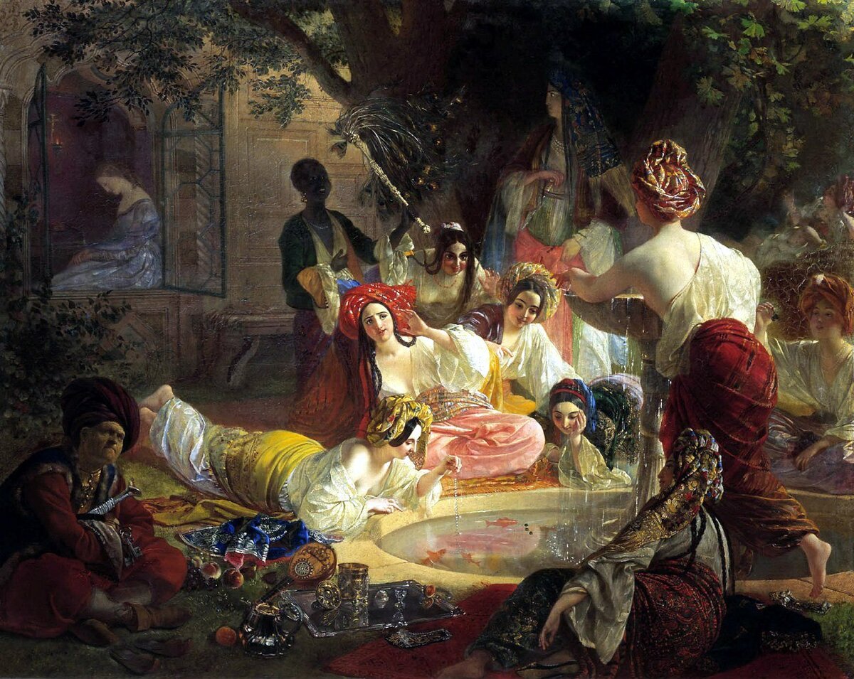 Карл Брюллов «Бахчисарайский фонтан», 1849 год