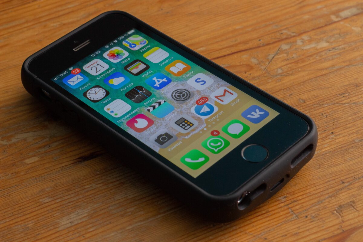 Iphone в чехле