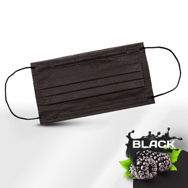 Черная медицинская маска 