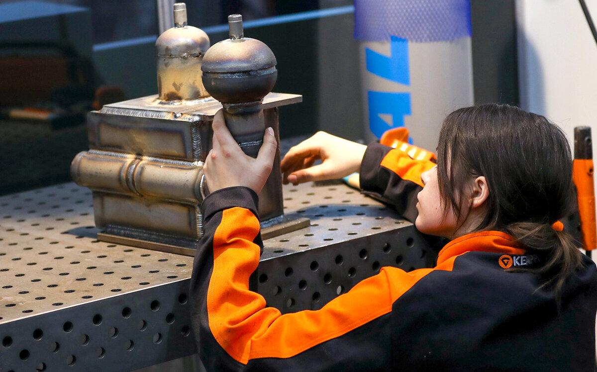 Во время соревнований Ворлдскиллс. Источник: flickr.com/photos/133695719@N02/