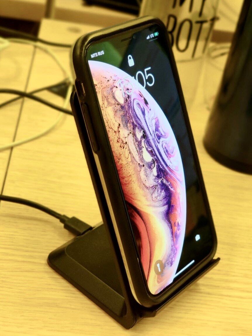 Стоя на зарядке (фото из личного архива автора)