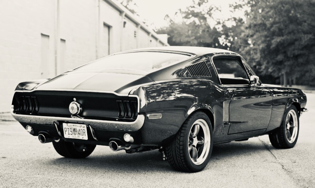 Ford Mustang 1967 Fastback Black