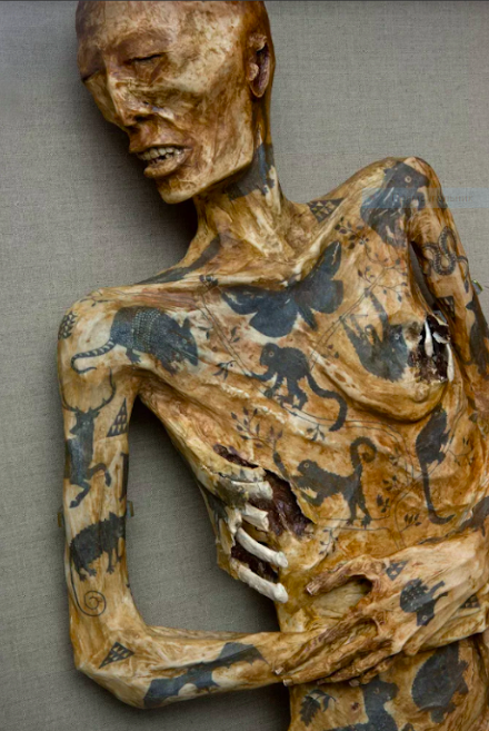 Мумия принцессы Укоки. Уже  7 000 лет назад девушка прилично забилась