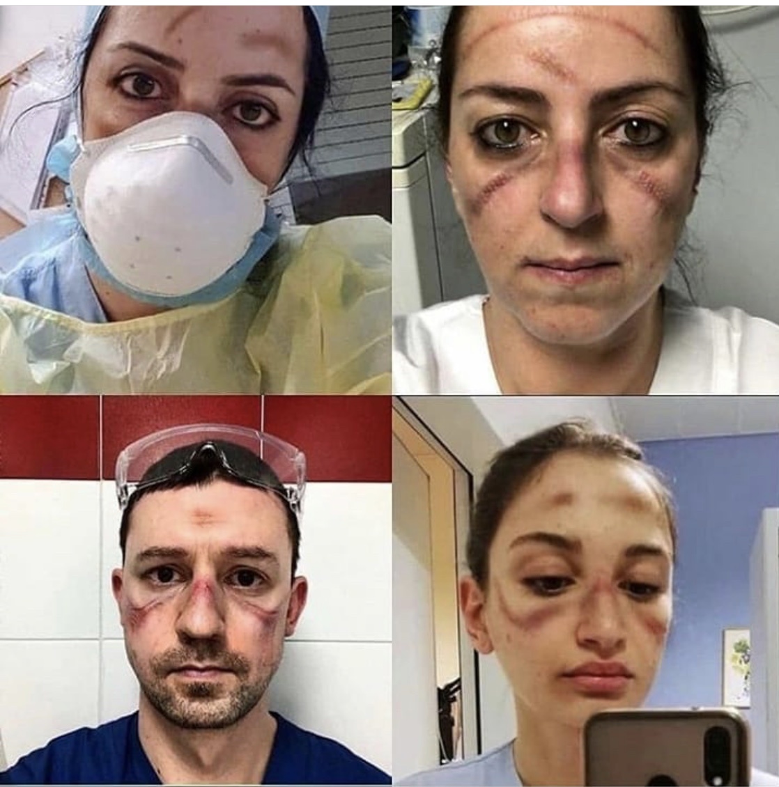 Европейские врачи в конце рабочей смены