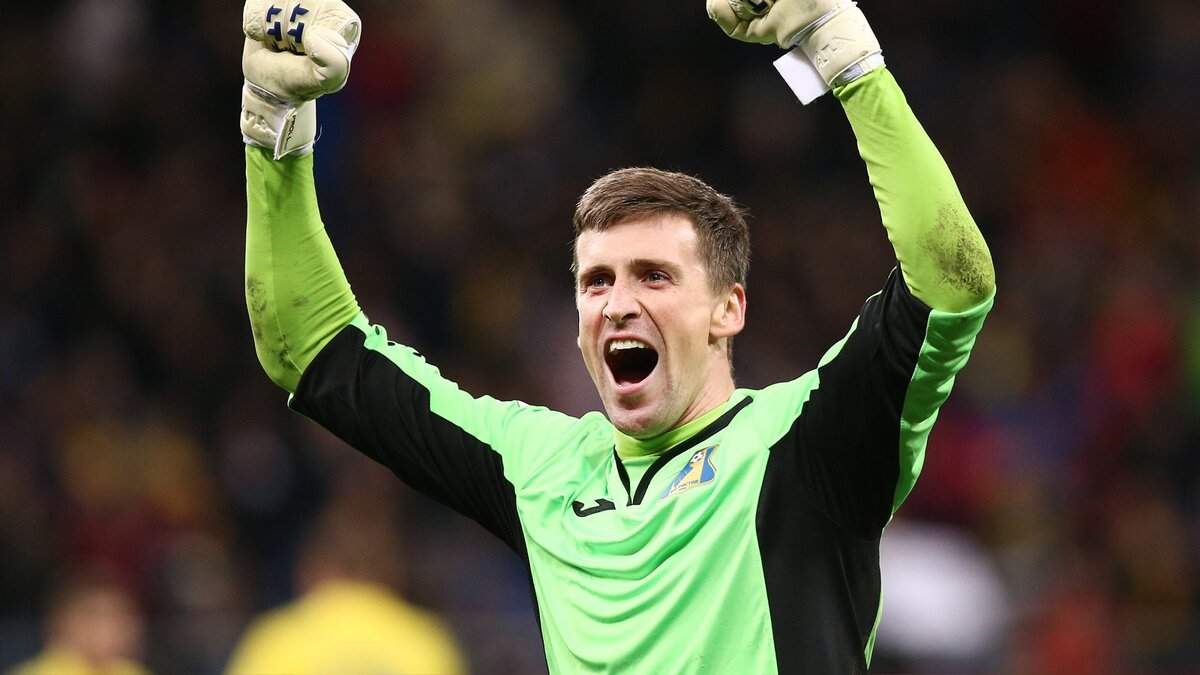 голкипер "ростова" Сергей Песьяков,источник фото SPORT24