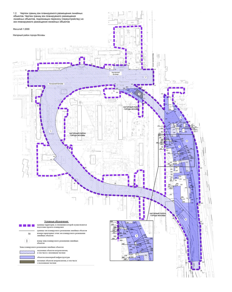 Рисунок 2. План размещения объектов. По материалам Публичных слушаний.