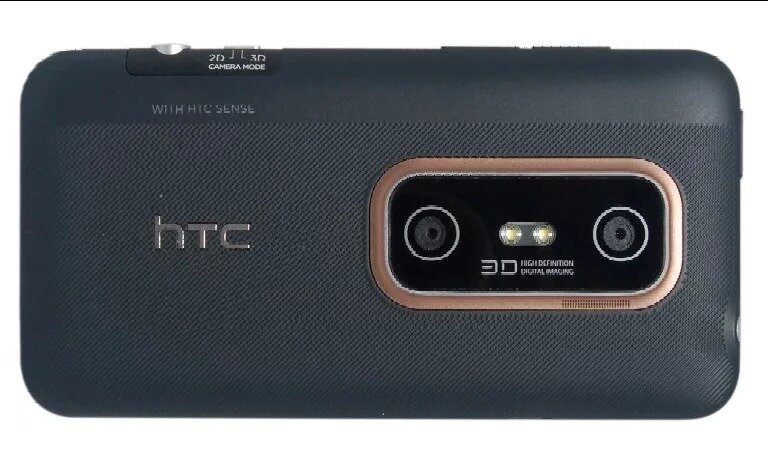 HTC Evo 3D в золотом цвете