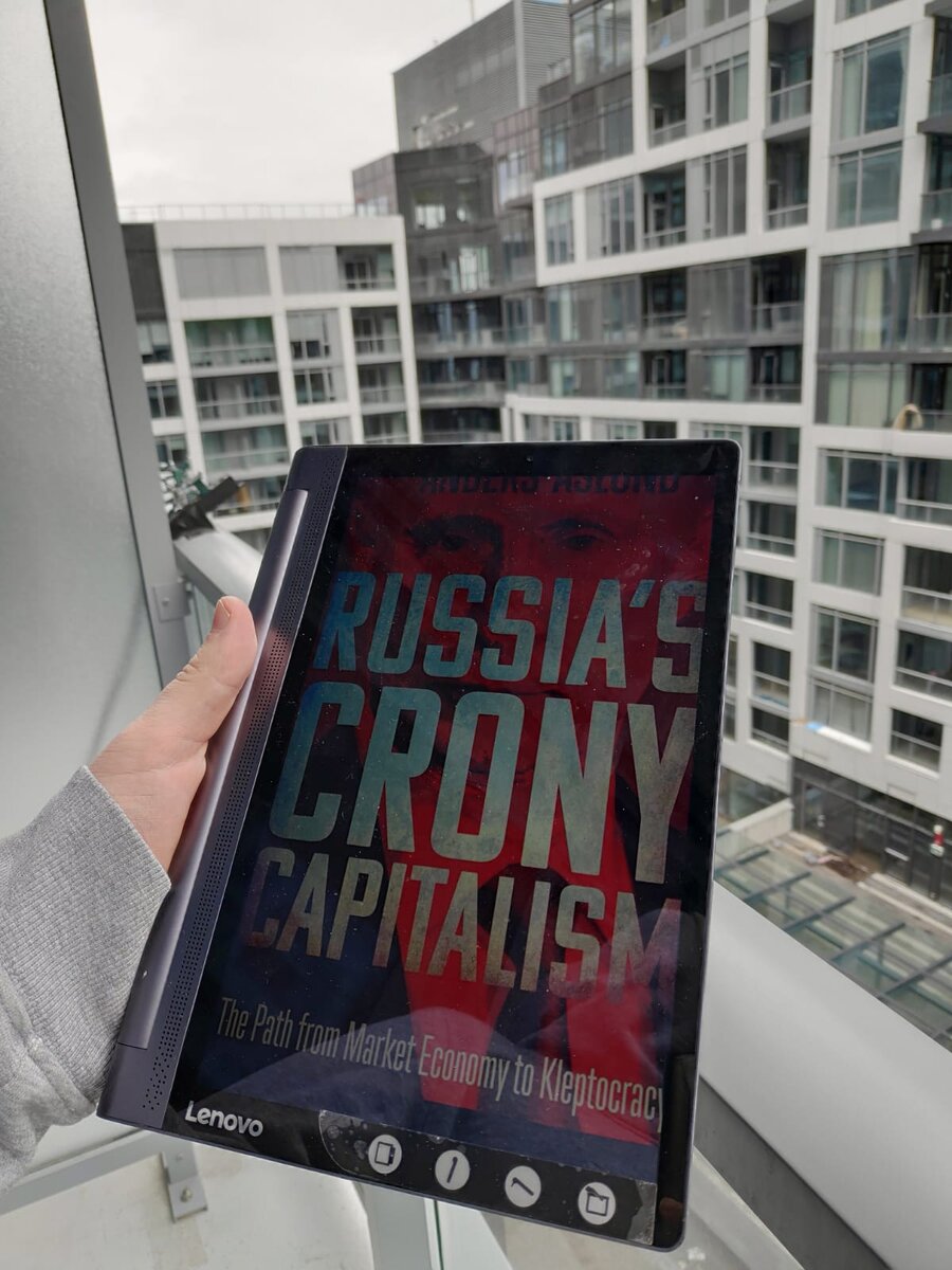 Anders Aslund. Russia's Crony Capitalism: The Path from Market Economy to Kleptocracy. — Yale University Press, 2019