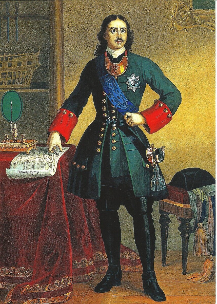 Государь Петр Великий. Пусть его портрет будет первым на канале.