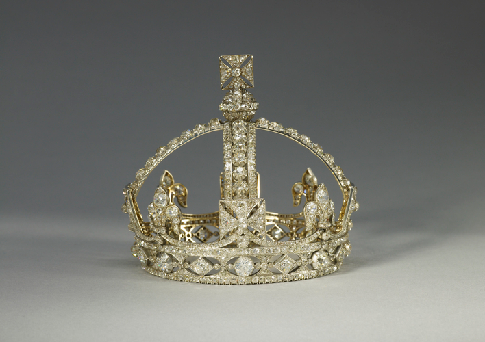 Бриллиантовая корона королевы Виктории, 1870. (с) Из Королевской коллекции https://www.rct.uk/collection/