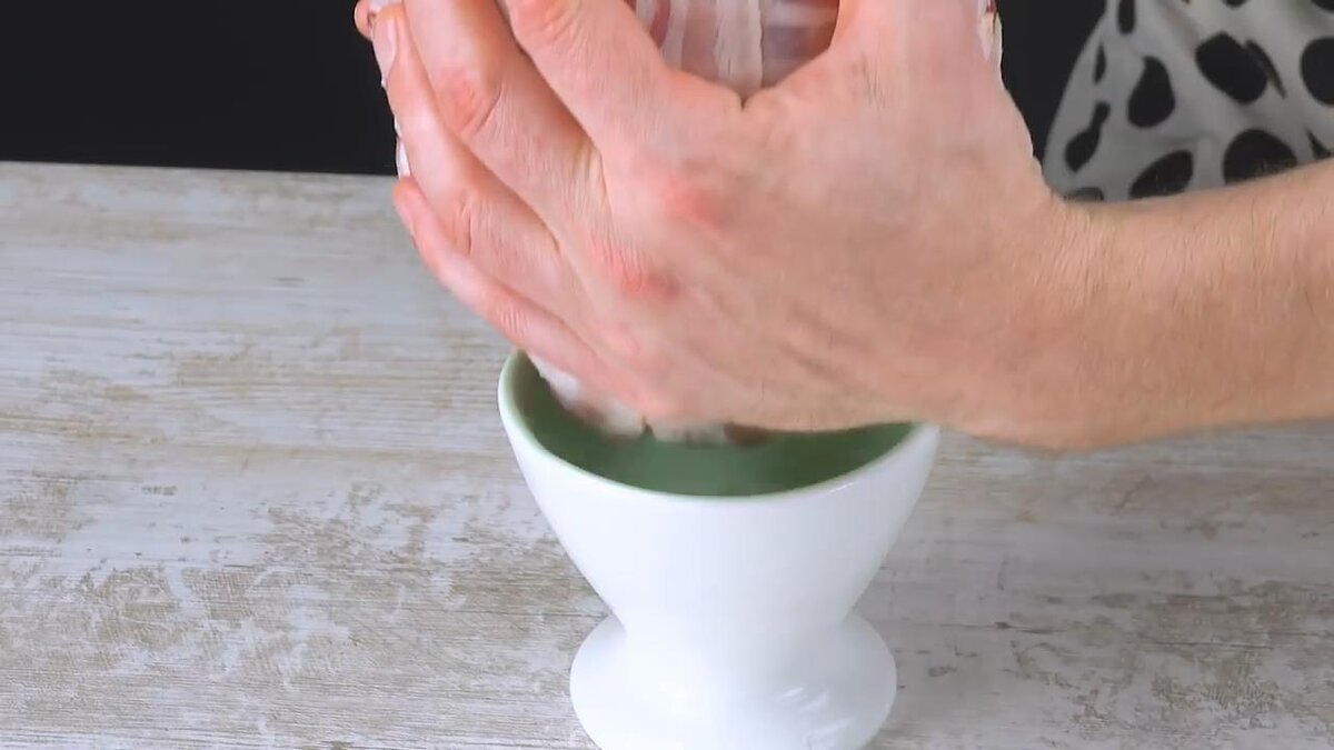 Мясной пирог "Пасхальное яйцо".