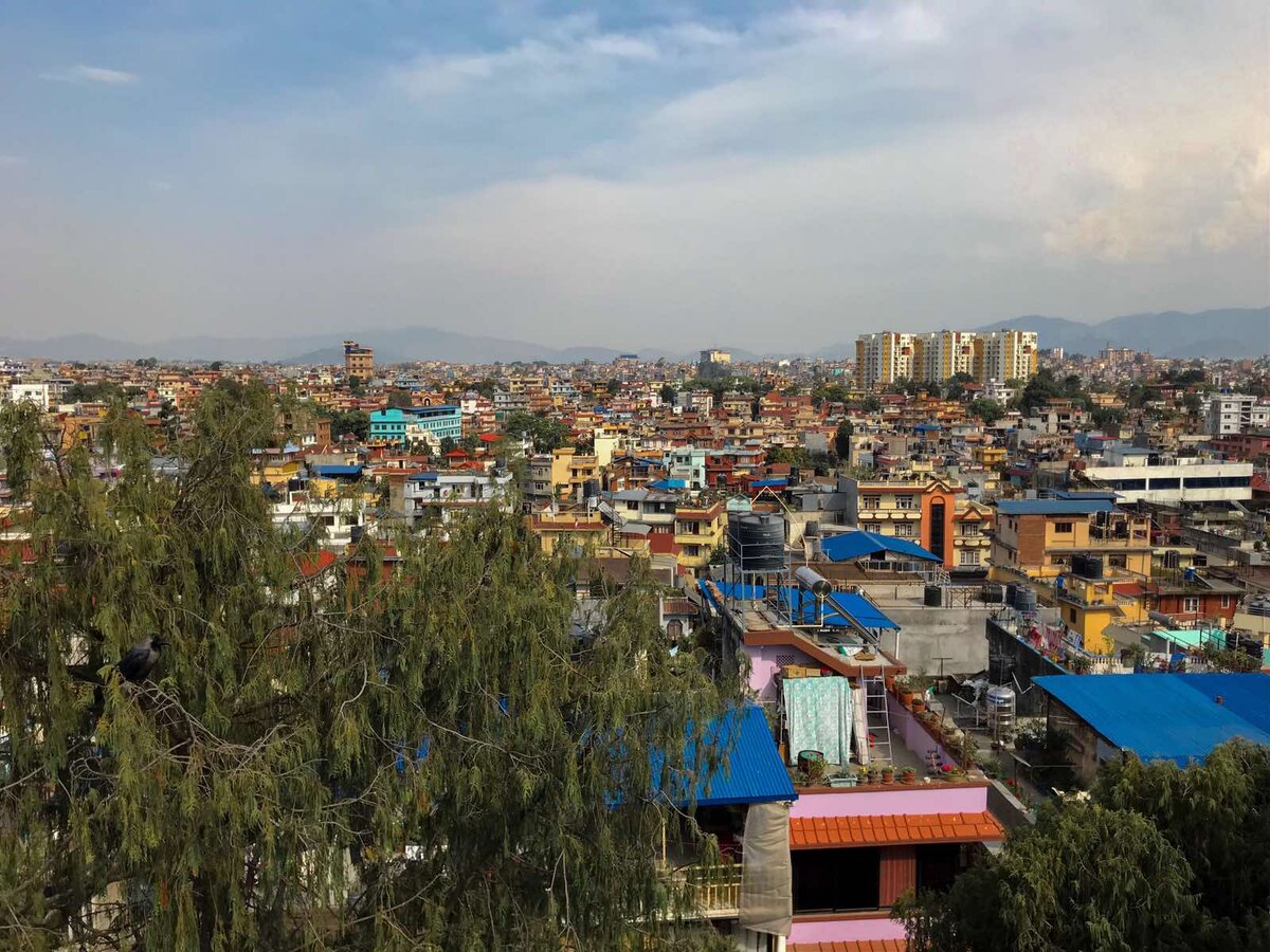 Тишина и умиротворение в густонаселённой столице Непала