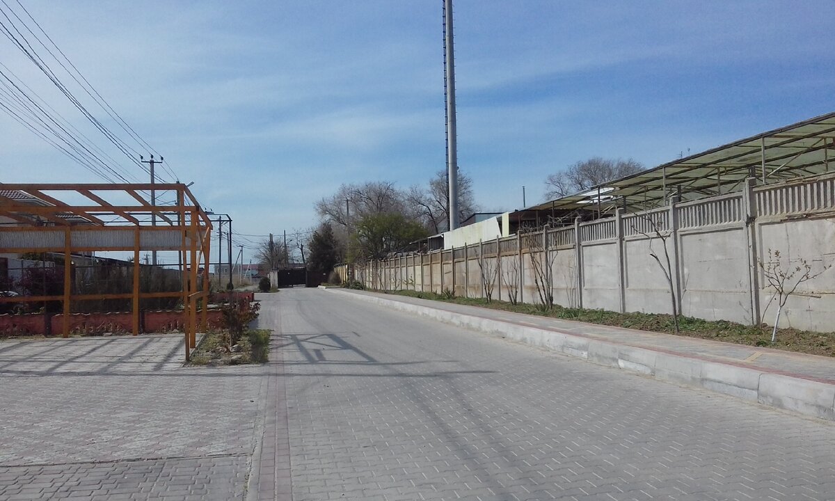 Проезд к участкам со стороны Феодосии.