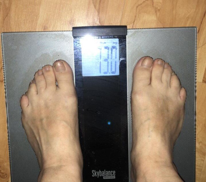 На 11.05.2020 вечер вес 73 кг. Итого 4,3 кг ушло. 