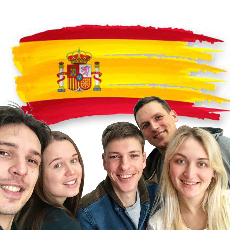 Это мы, одни из первых, кто начали учить испанский язык с Клаудией! 