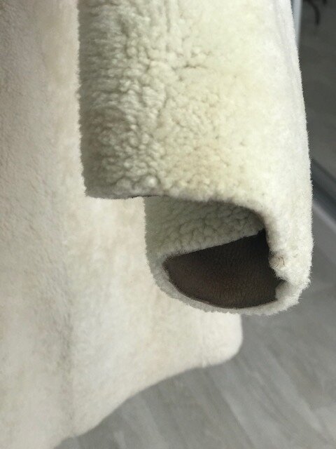 Переделка двусторонней дубленки. Ателье Ирины Берзиной.