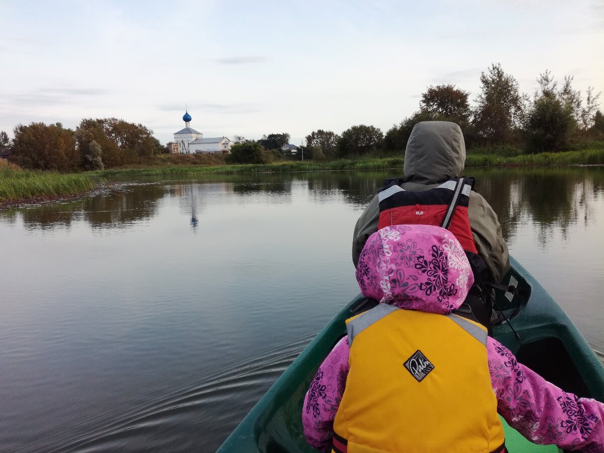 Река Туношонка. Храм в с.Туношна