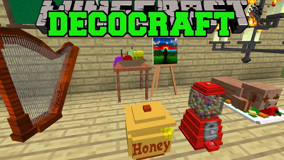 DecoCraft [] [] [] (декокрафт) - Моды для Майнкрафт